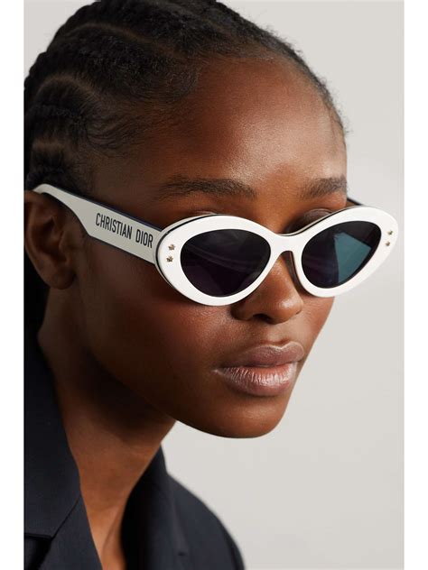 dior burgundy cat eye glasses